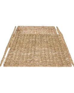 New Beliani Copri base per albero di Natale MISTEL Alghe marine 59 cm Naturale