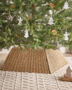 New Beliani Copri base per albero di Natale MISTEL Alghe marine 59 cm Naturale
