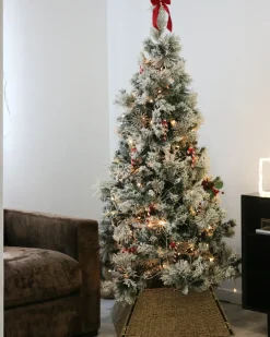 New Beliani Copri base per albero di Natale MISTEL Alghe marine 59 cm Naturale