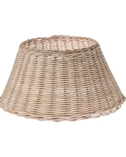Online Beliani Copri base per albero di Natale FLOCON Rattan chiaro 47 cm Marrone