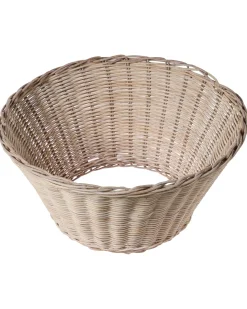 Online Beliani Copri base per albero di Natale FLOCON Rattan chiaro 47 cm Marrone