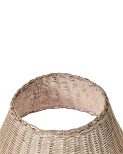 Online Beliani Copri base per albero di Natale FLOCON Rattan chiaro 47 cm Marrone
