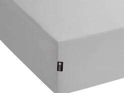 Best Beliani Coprimaterasso elasticizzato HOFUF Cotone chiaro Grigio