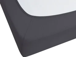 New Beliani Coprimaterasso elasticizzato HOFUF Cotone Nero