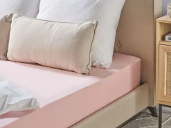 Sale Beliani Coprimaterasso elasticizzato HOFUF Cotone Rosa