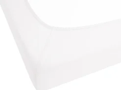 Discount Beliani Coprimaterasso elasticizzato JANBU Cotone 90 x 200 cm Bianco