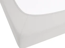 Hot Beliani Coprimaterasso elasticizzato JANBU Cotone chiaro Grigio