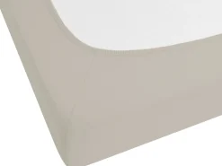 Online Beliani Coprimaterasso elasticizzato JANBU Cotone Tortora Grigio