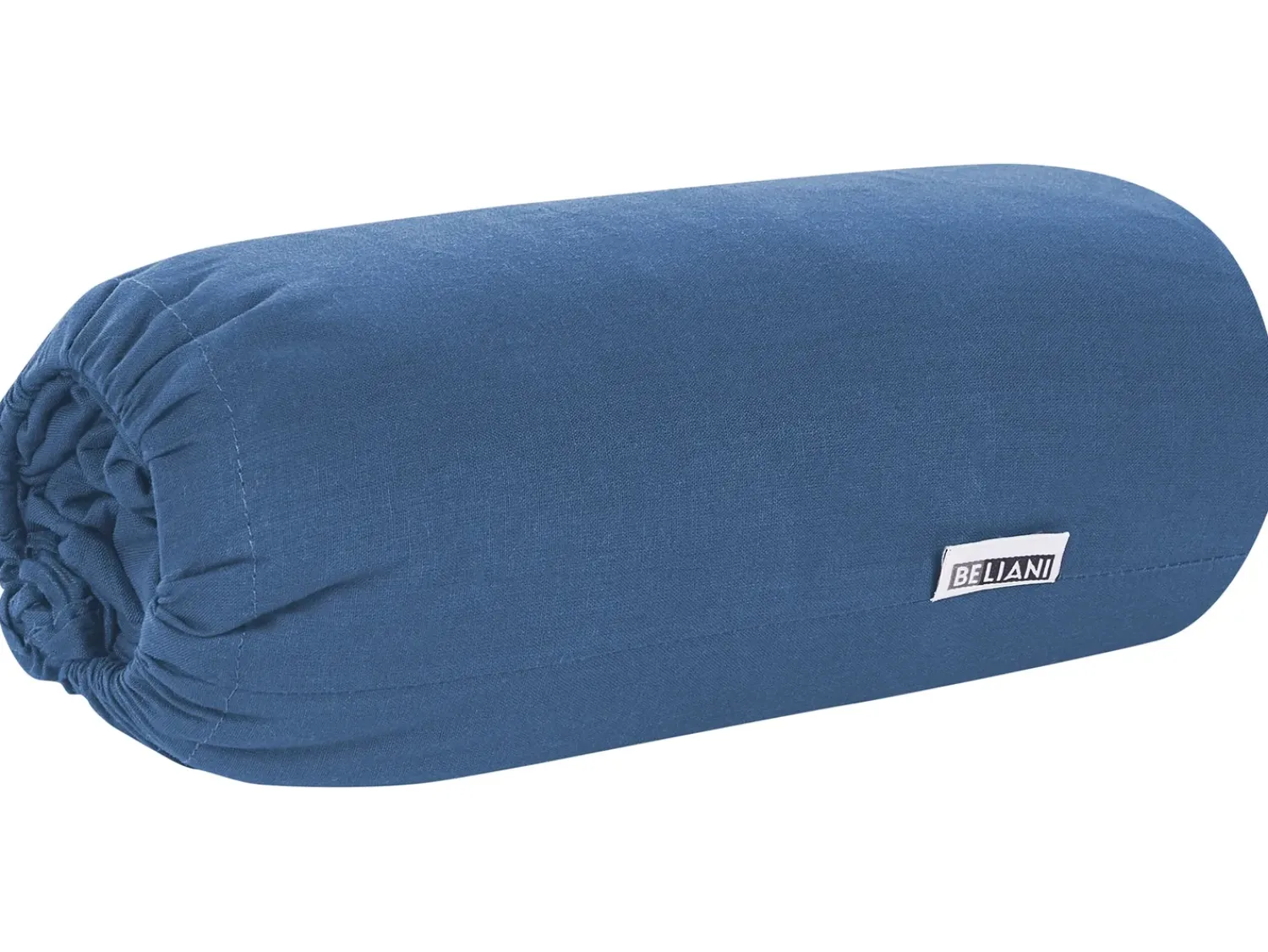 Discount Beliani Coprimaterasso elasticizzato JANBU Cotone marino Blu