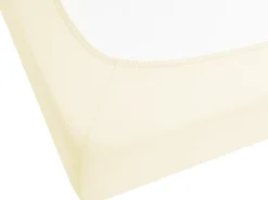 Outlet Beliani Coprimaterasso elasticizzato JANBU Cotone Giallo