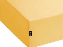 Discount Beliani Coprimaterasso elasticizzato JANBU Cotone Senape Giallo