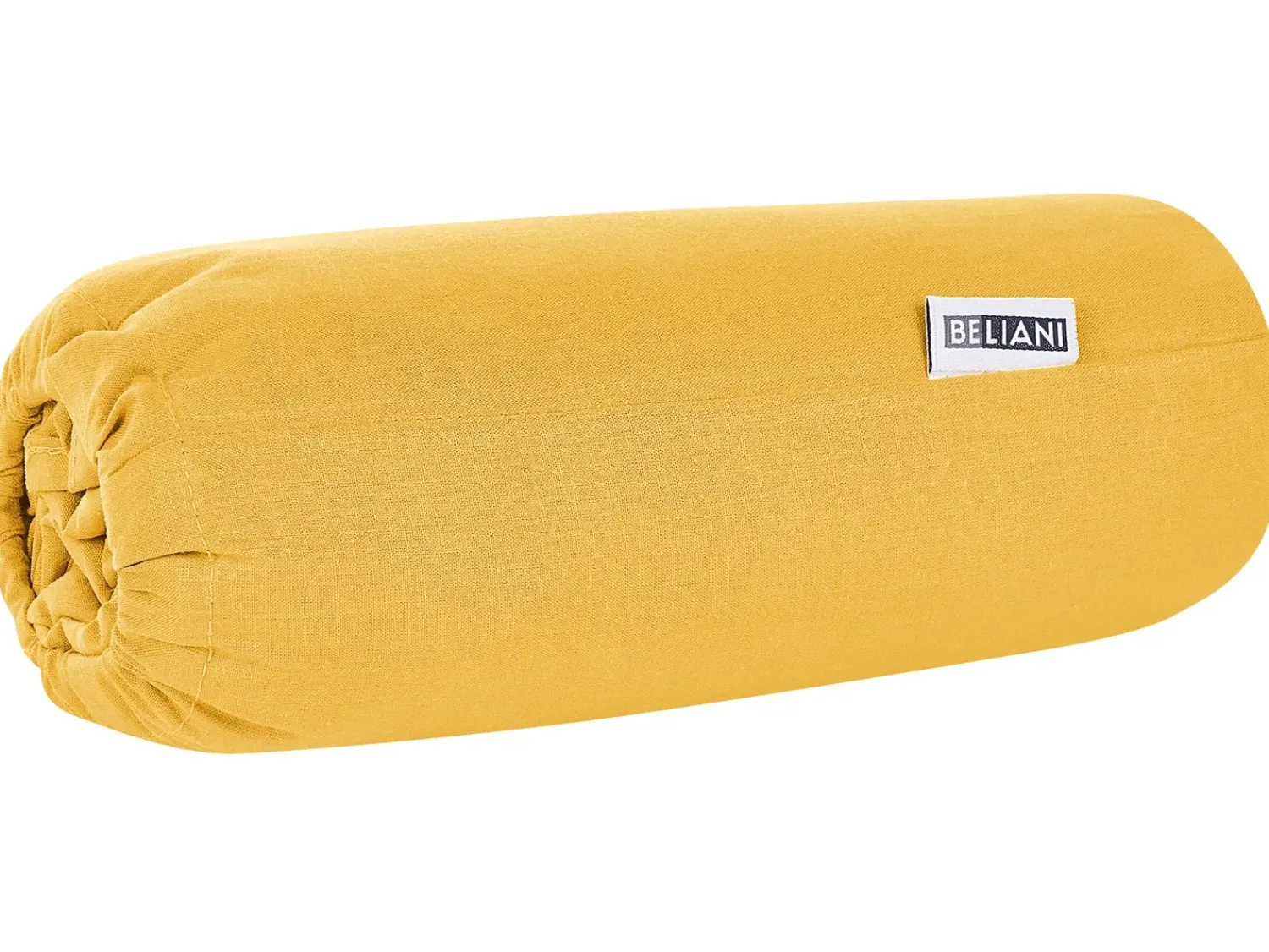 Discount Beliani Coprimaterasso elasticizzato JANBU Cotone Senape Giallo