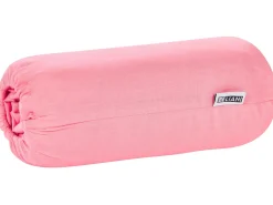 Beliani Coprimaterasso elasticizzato JANBU Cotone Corallo Rosso