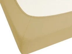 Sale Beliani Coprimaterasso elasticizzato JANBU Cotone oliva Verde