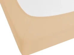 Hot Beliani Coprimaterasso elasticizzato JANBU Cotone sabbia Beige