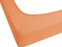 Best Beliani Coprimaterasso elasticizzato JANBU Cotone Arancione