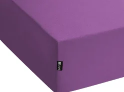 Best Beliani Coprimaterasso elasticizzato JANBU Cotone Viola