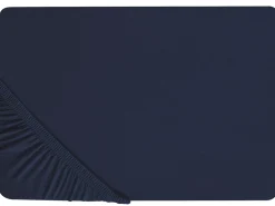 Clearance Beliani Coprimaterasso elasticizzato HOFUF Cotone marino Blu