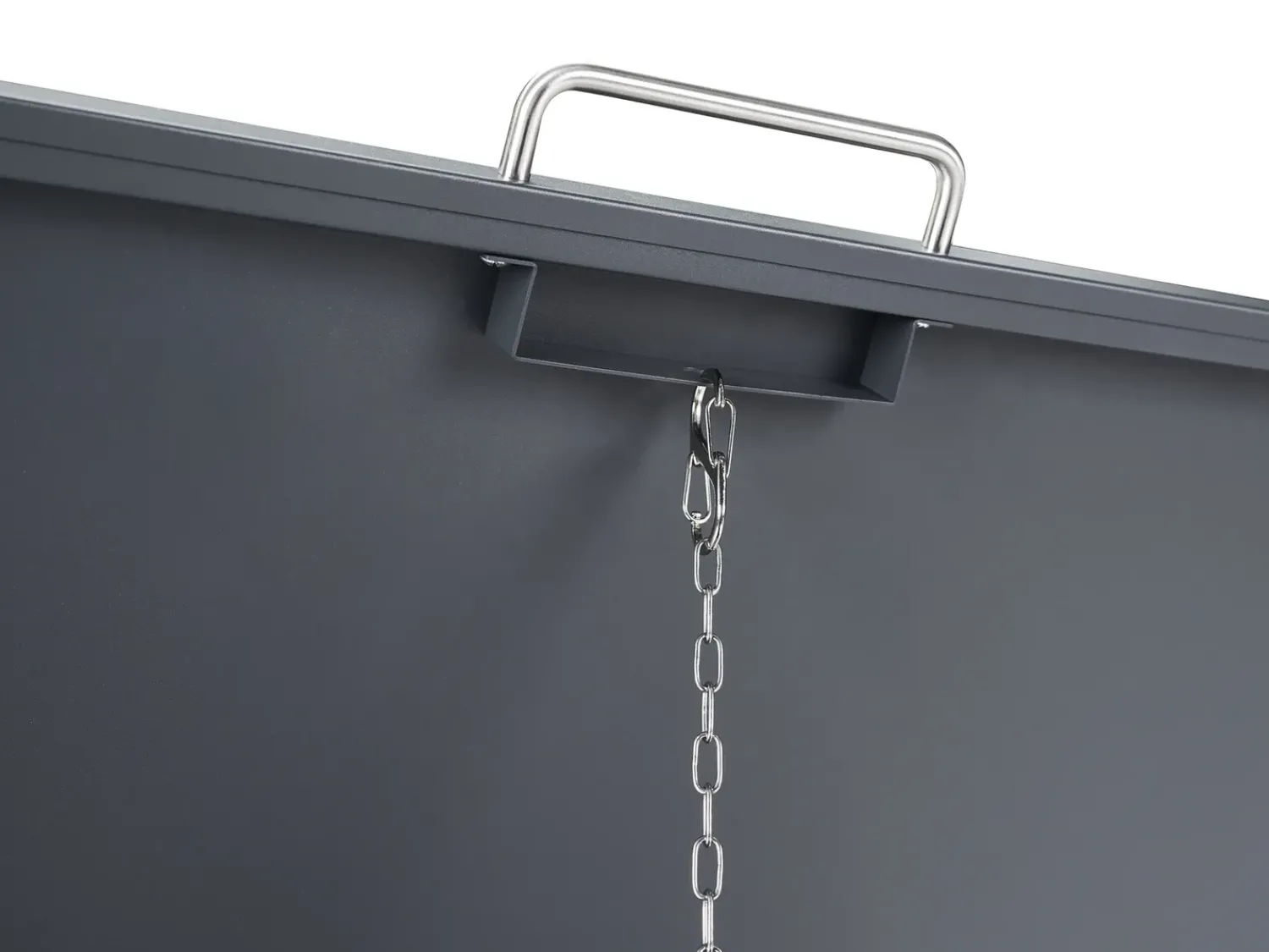Online Beliani Copri-pattumiera 480 L PERISSA Doppio Metallo scuro Grigio