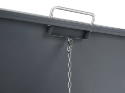 New Beliani Copri-pattumiera 240 L PERISSA Metallo scuro Grigio