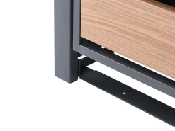 Sale Beliani Copri-pattumiera 240 L POLICORO Metallo Grigio scuro Marrone Grigio