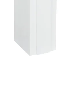 Clearance Beliani Cornice Caminetto BAUDIN Bianco