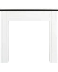 Clearance Beliani Cornice Caminetto BAUDIN Bianco