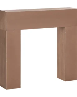 New Beliani Cornice Caminetto BUNBURY chiaro Marrone