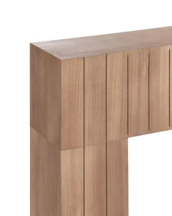 New Beliani Cornice Caminetto BUNBURY chiaro Marrone