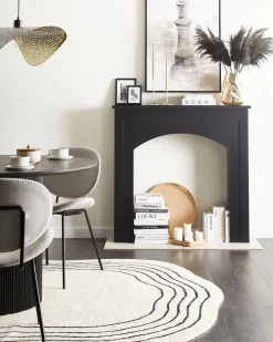 Online Beliani Cornice Caminetto BUSSELTON Nero