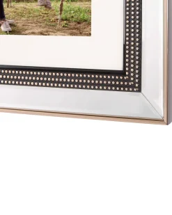 Outlet Beliani Cornice per 3 foto DALABA Argento