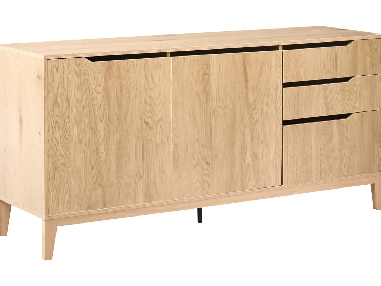 Credenza a 2 ante MONCTON Marrone chiaro