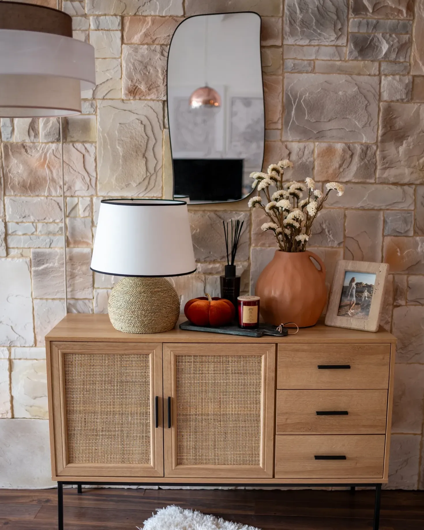 Credenza a 2 ante PASCO Marrone chiaro
