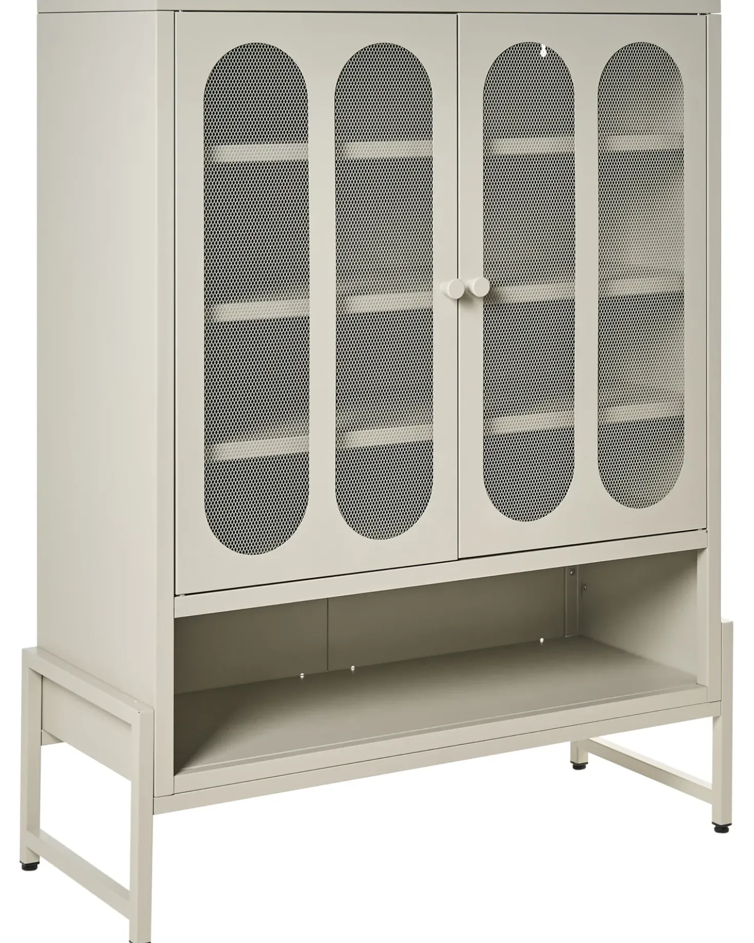 Credenza a 2 ante SOLETTA Metallo Beige