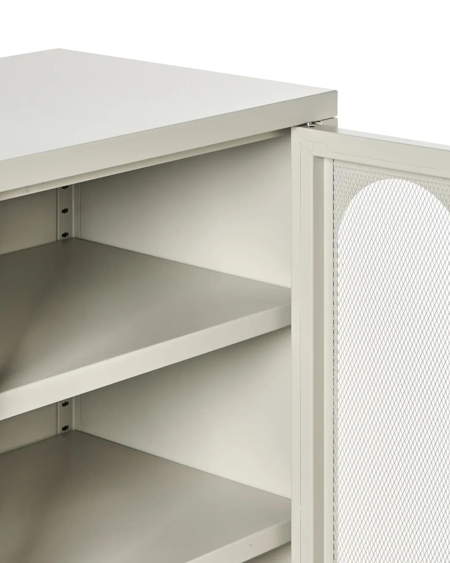 Credenza a 2 ante SOLETTA Metallo Beige