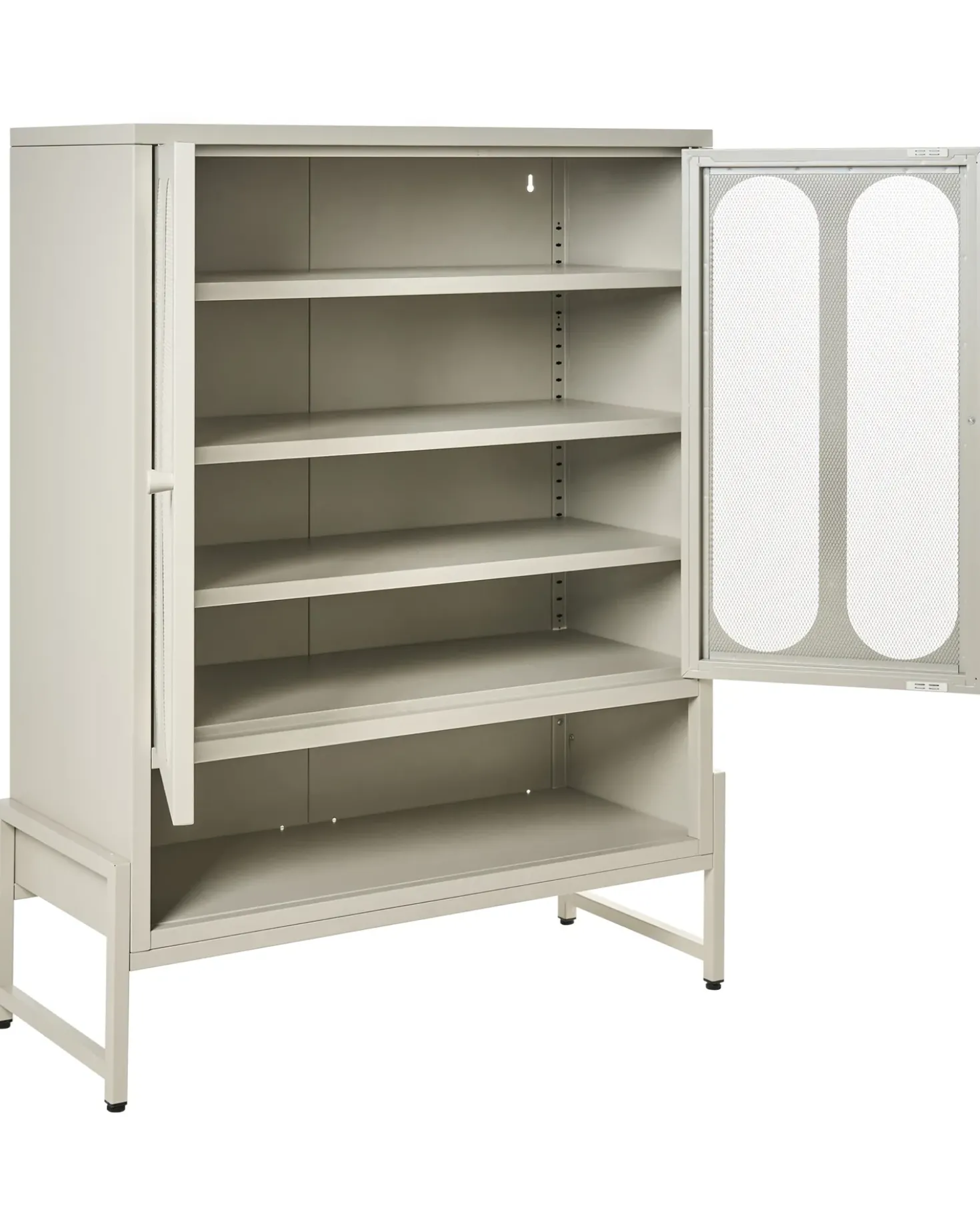 Credenza a 2 ante SOLETTA Metallo Beige