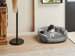 Online Beliani Cuccia per animali CANDIR Lino Grigio