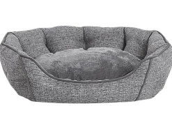 Online Beliani Cuccia per animali CANDIR Lino Grigio