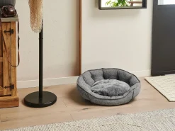Sale Beliani Cuccia per animali CANDIR Lino Grigio