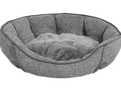 Sale Beliani Cuccia per animali CANDIR Lino Grigio