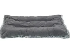 Best Beliani Cuccia per animali ERGANI Velluto Grigio