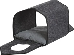 Clearance Beliani Cuccia per animali JANGI Feltro scuro Grigio