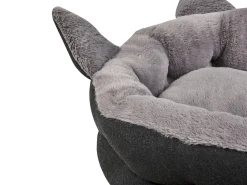 Beliani Cuccia per animali KEPEZ Tessuto Grigio