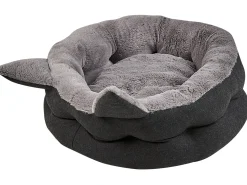 Beliani Cuccia per animali KEPEZ Tessuto Grigio