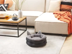 Beliani Cuccia per animali KEPEZ Tessuto Grigio