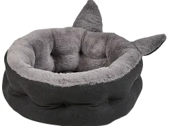 Beliani Cuccia per animali KEPEZ Tessuto Grigio