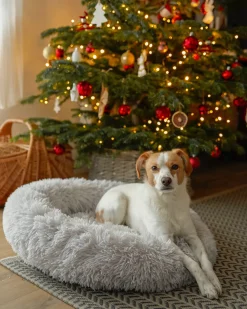 Clearance Beliani Cuccia per animali KULU Finta pelliccia chiaro Grigio