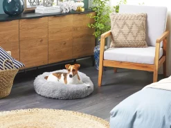 Clearance Beliani Cuccia per animali KULU Finta pelliccia chiaro Grigio
