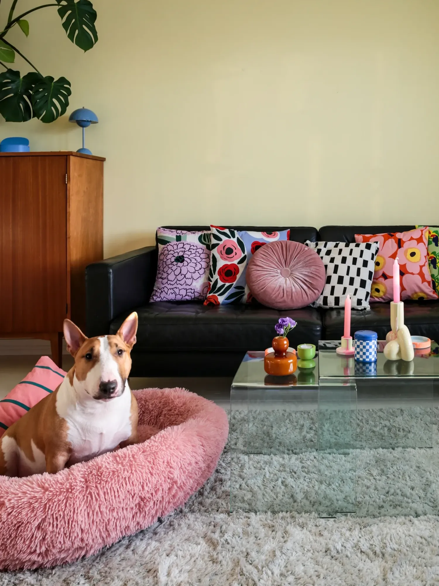 Best Beliani Cuccia per animali KULU Finta pelliccia Rosa