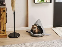 Sale Beliani Cuccia per animali PIRANHA Feltro chiaro Grigio